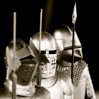 In anticipation of marital fighting - suits of armour