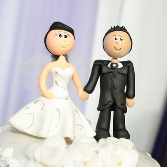 Your wedding day is not your marriage! Cake Toppers