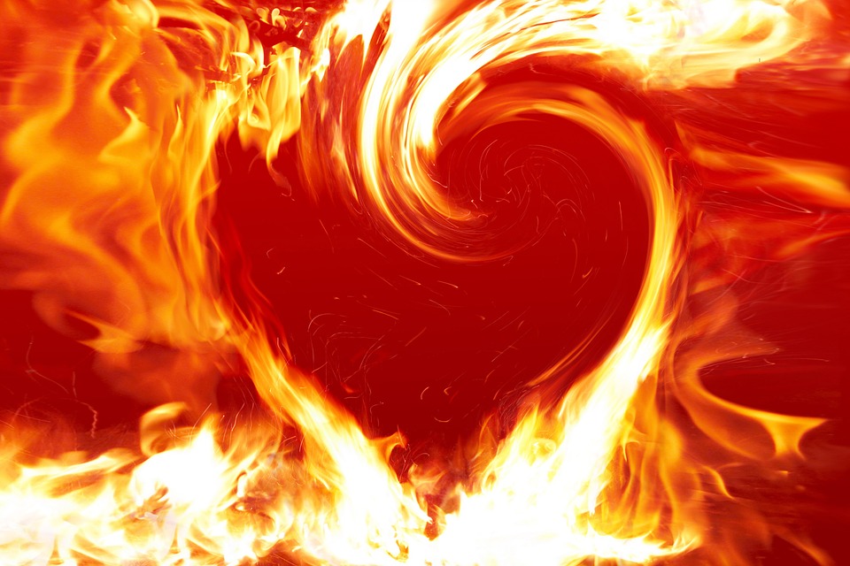 Fiery heart