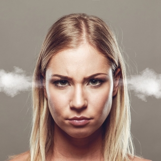 Angry lady